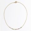 Collier ras-de-cou en Tourmaline, perles japonaises Miyuki dorées fermoir et OT Gold-Filled